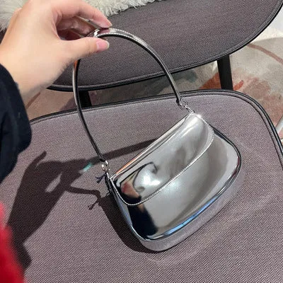 Silver underarm shoulder bag 779953461759 sold by Cocomelody product image thumbnail 2