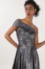 A-Line Maxi Metallic Formal Dress CS0653 sold by Cocomelody