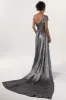 A-Line Maxi Metallic Formal Dress CS0653 sold by Cocomelody