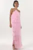 Sheath-Column Maxi Tulle Formal Dress CS0659 sold by Cocomelody