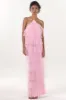 Sheath-Column Maxi Tulle Formal Dress CS0659 sold by Cocomelody
