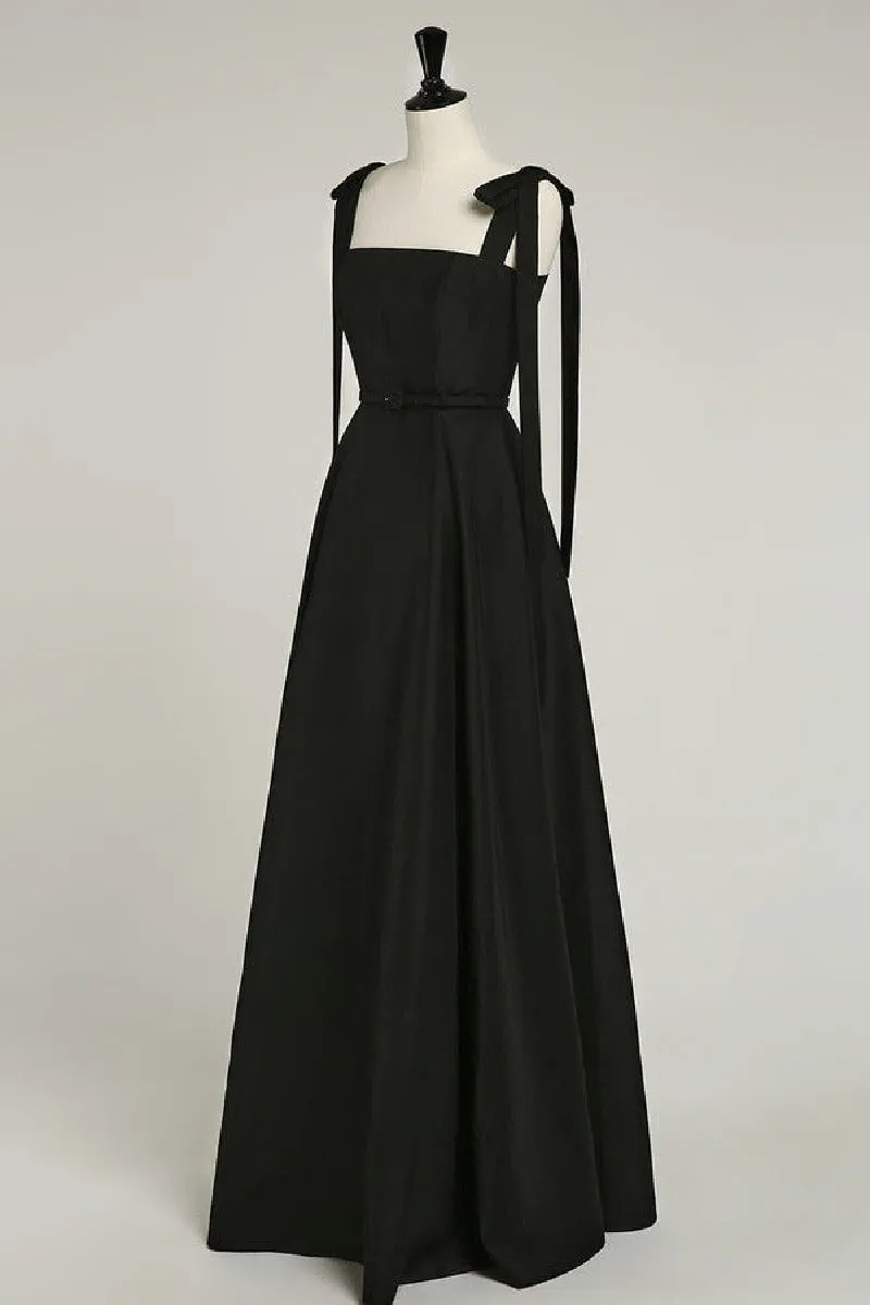 A-Line Floor Length Satin Wedding Dress 742347951746 sold by Cocomelody product image thumbnail 5