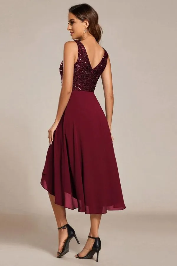 A-Line Midi Sequined Dress CG0273 sold by Cocomelody product image thumbnail 2