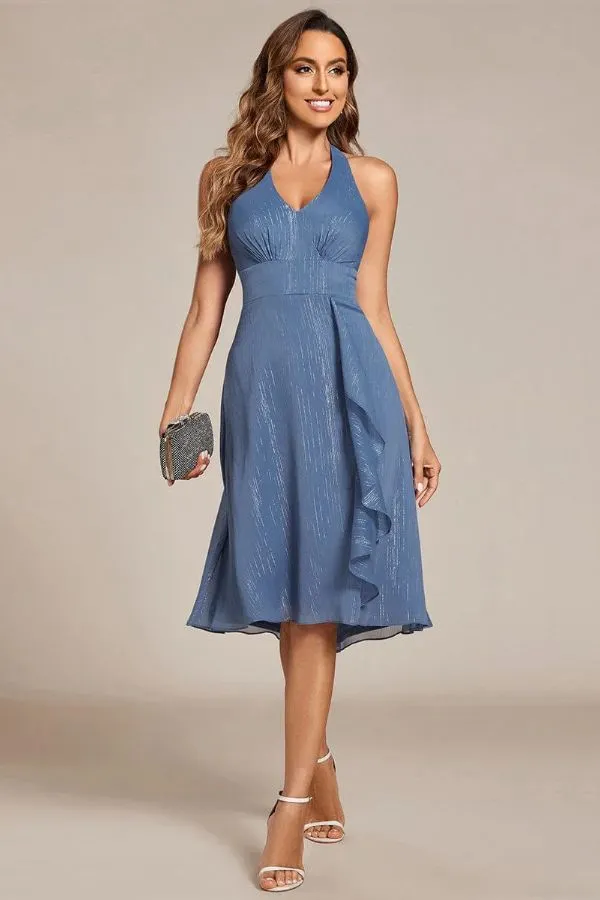 A-Line Midi Polyester Wedding Guest Dress CG0271 sold by Cocomelody