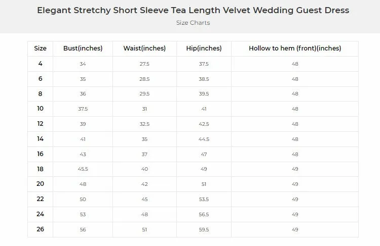 A-Line Midi Velvet Wedding Guest Dress CG0270 sold by Cocomelody product image thumbnail 5