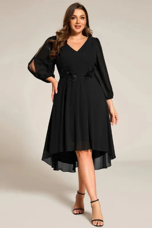 A-Line Midi Lace Dress CS0689 sold by Cocomelody