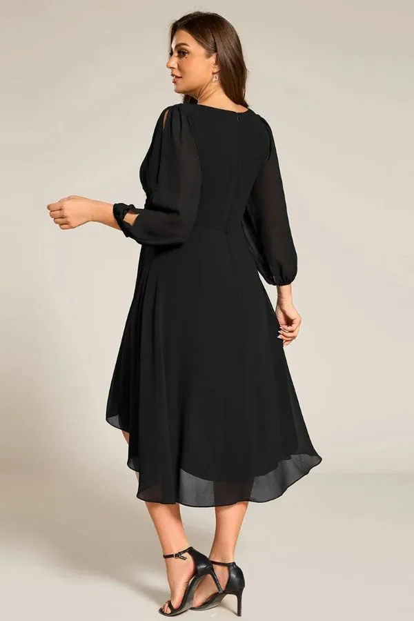 A-Line Midi Lace Dress CS0689 sold by Cocomelody product image thumbnail 2