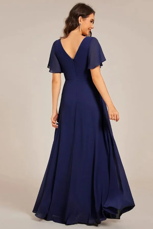 A-Line Maxi Chiffon Dress CS0682 sold by Cocomelody product image thumbnail 2