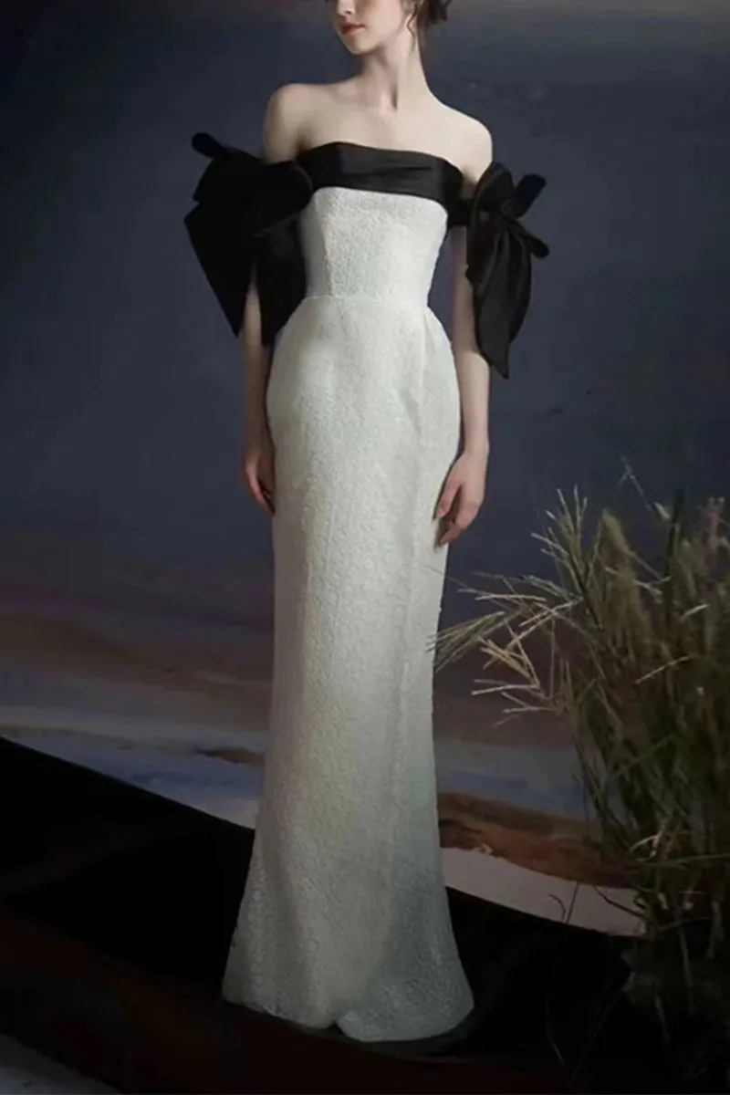 Trumpet-Mermaid Floor Length Lace Wedding Dress 687631532657 sold by Cocomelody product image thumbnail 3