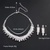 Jewelry Pearl Rhinestone Necklace Earrings 2-Piece Set 526530675260 sold by Cocomelody