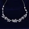 Bright Bridal Flower Necklace Wedding Dress With Accessories 624965966291 sold by Cocomelody