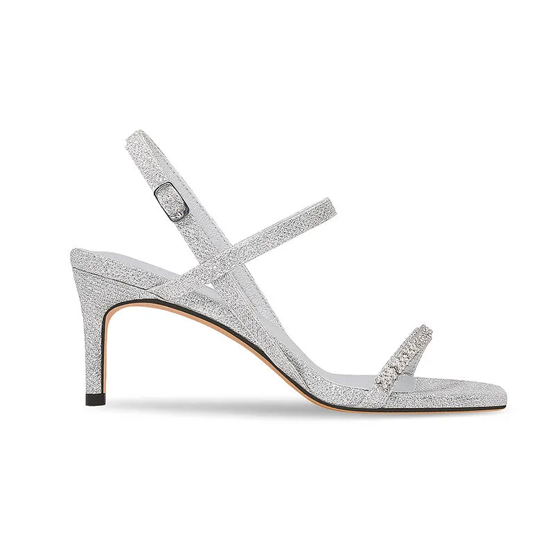 Stiletto heel Sandals Rhinestone Ankle Strap Shoes 765387738702 sold by Cocomelody product image thumbnail 4