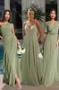 A-Line Maxi Chiffon Bridesmaid Dress 837521191592 sold by Cocomelody