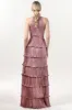 A-line Maxi Metallic Bridesmaid Dress CS0652BM sold by Cocomelody