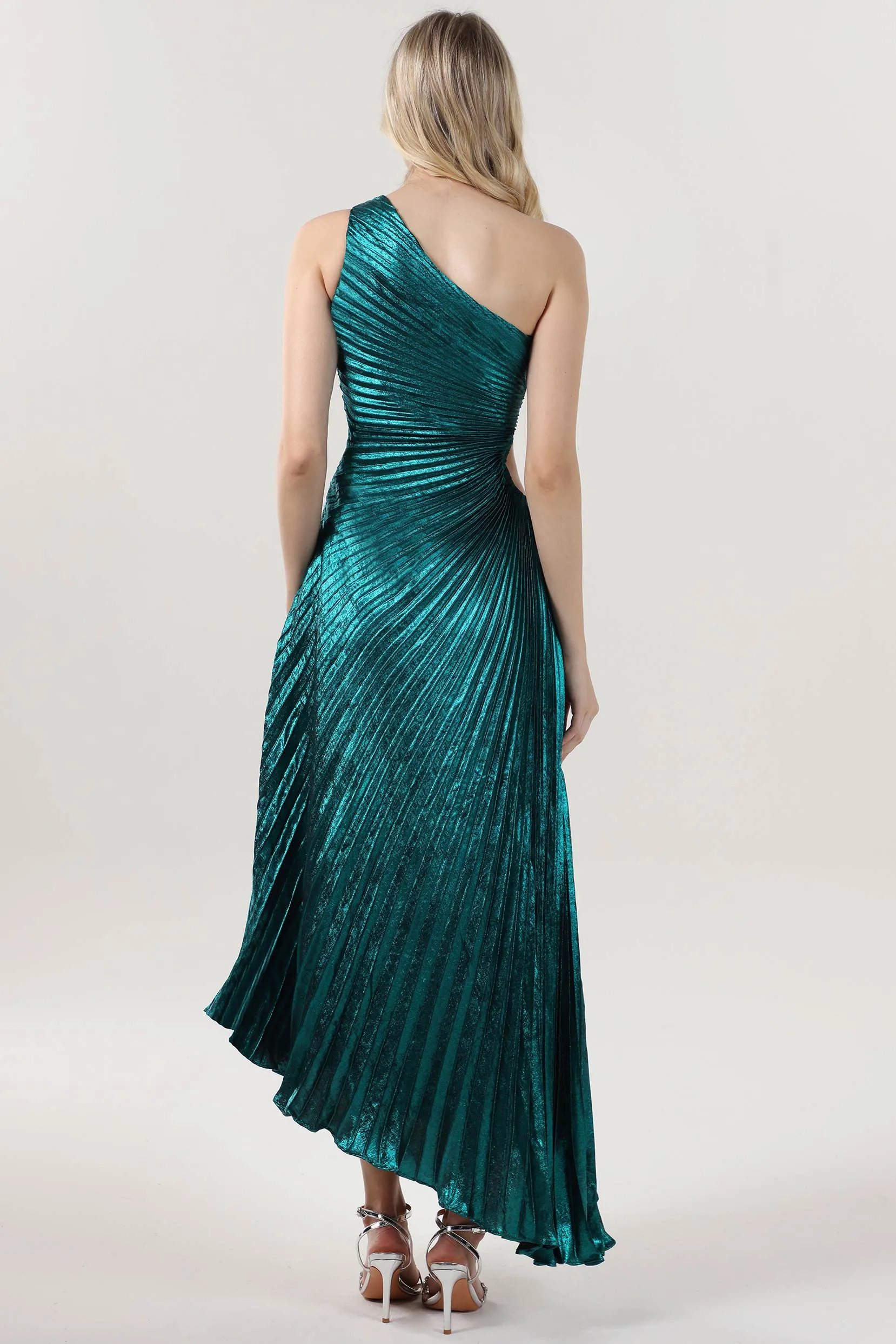 Sheath-Column Midi Metallic Bridesmaid Dress CS0644BM sold by Cocomelody product image thumbnail 2