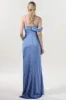 Sheath-Column Maxi Luxe Satin Bridesmaid Dress CS0602BM sold by Cocomelody