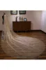 One-tier Cut Edge Tulle Cathedral Veils with Glitter Powder CV0360 sold by Cocomelody