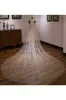 One-tier Cut Edge Tulle Cathedral Veils with Glitter Powder CV0360 sold by Cocomelody