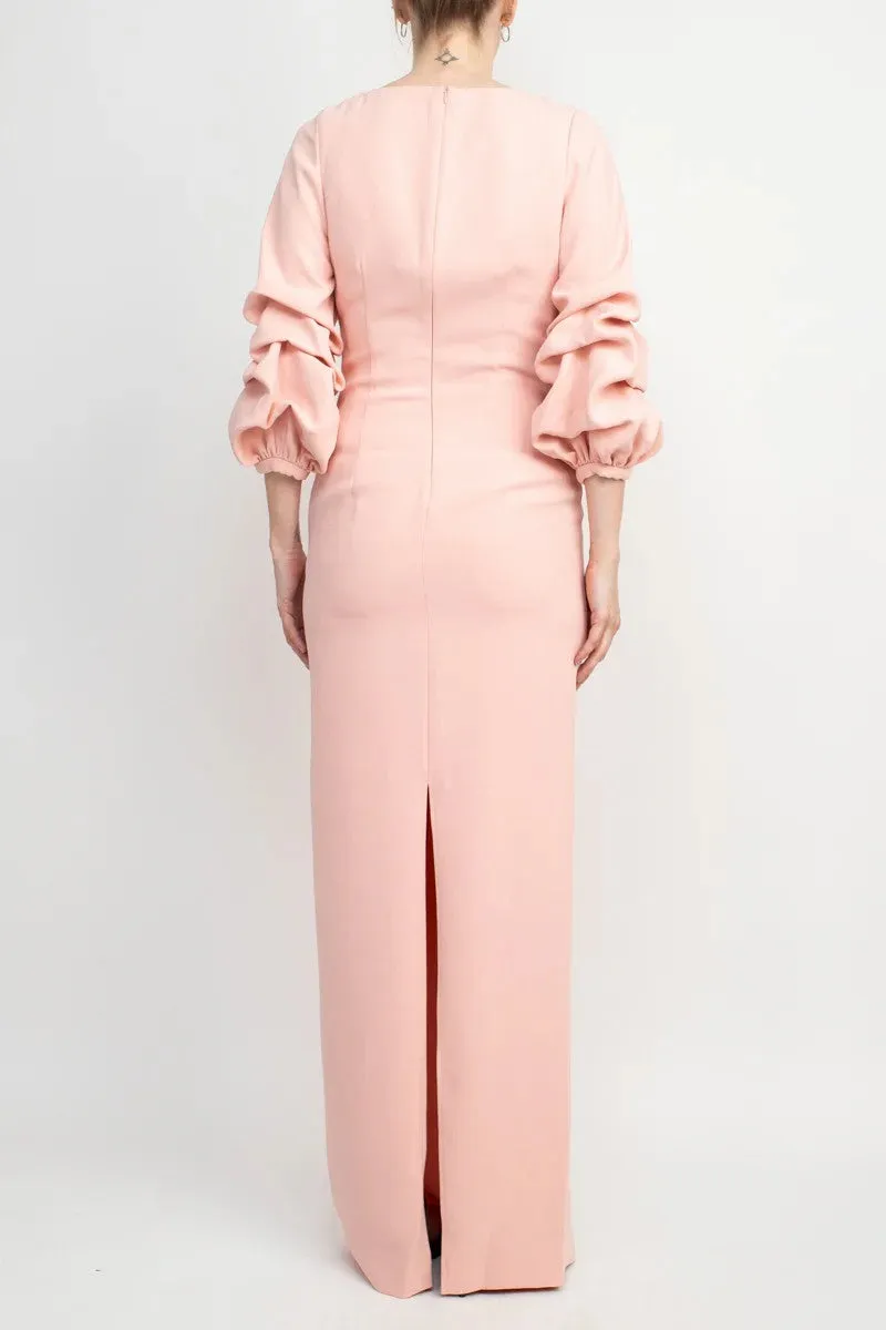 Sheath-Column Maxi Scuba Mother Dress CM0223 sold by Cocomelody product image thumbnail 2