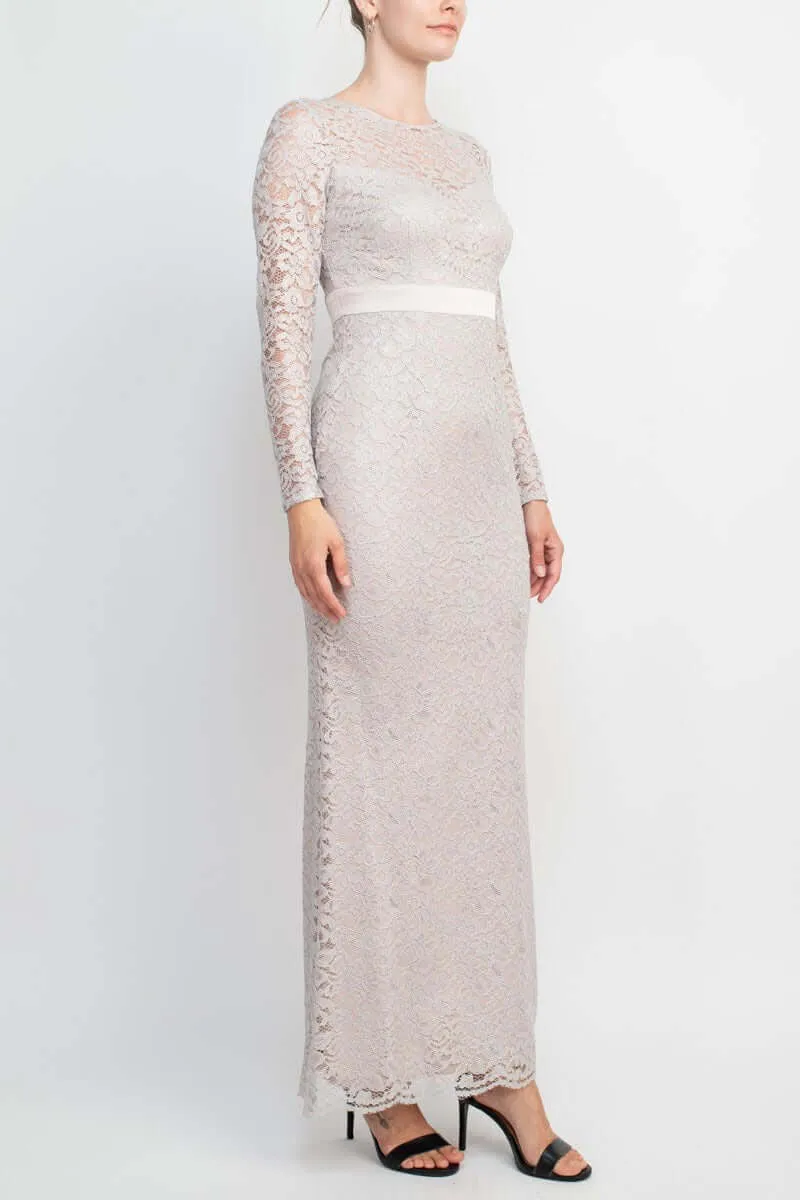 Sheath-Column Maxi Lace Mother Dress CM0222 sold by Cocomelody product image thumbnail 3