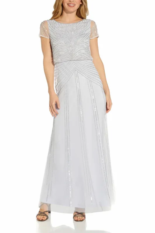 A-Line Maxi Mesh Mother Dress CM0221 sold by Cocomelody