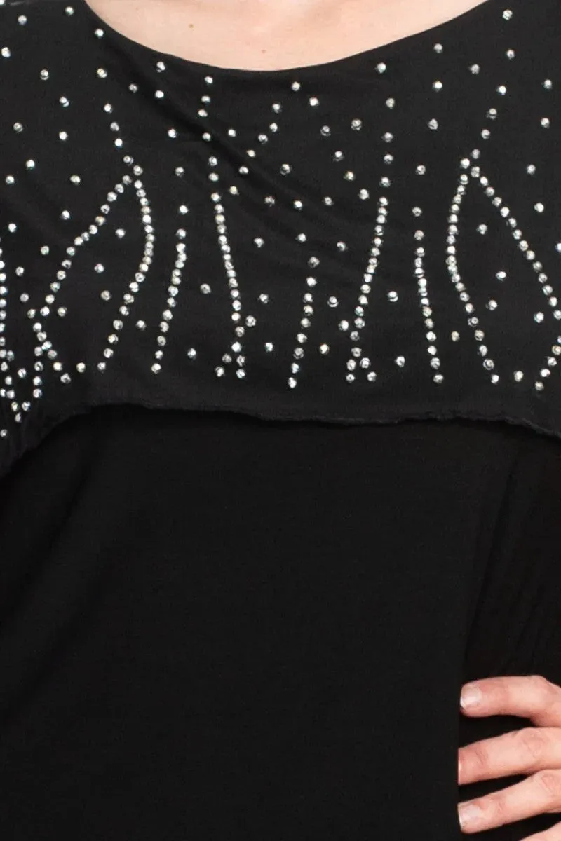 Two-Piece Maxi Jersey Mother Dress CM0220 sold by Cocomelody product image thumbnail 4