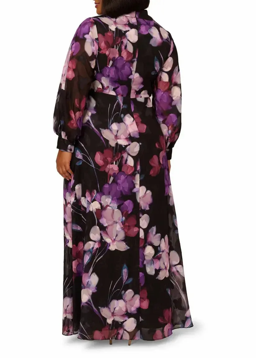 A-Line Maxi Georgette Mother Dress CM0214 sold by Cocomelody product image thumbnail 2