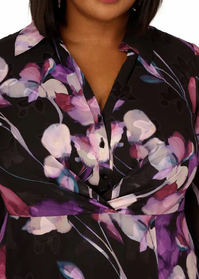 A-Line Maxi Georgette Mother Dress CM0214 sold by Cocomelody product image thumbnail 4