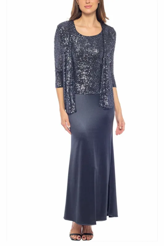 Trumpet-Mermaid Maxi Sequined Mother Dress CM0205 sold by Cocomelody