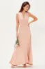 A-Line Maxi Knitted Fabric Bridesmaid Dress 613443982386 sold by Cocomelody