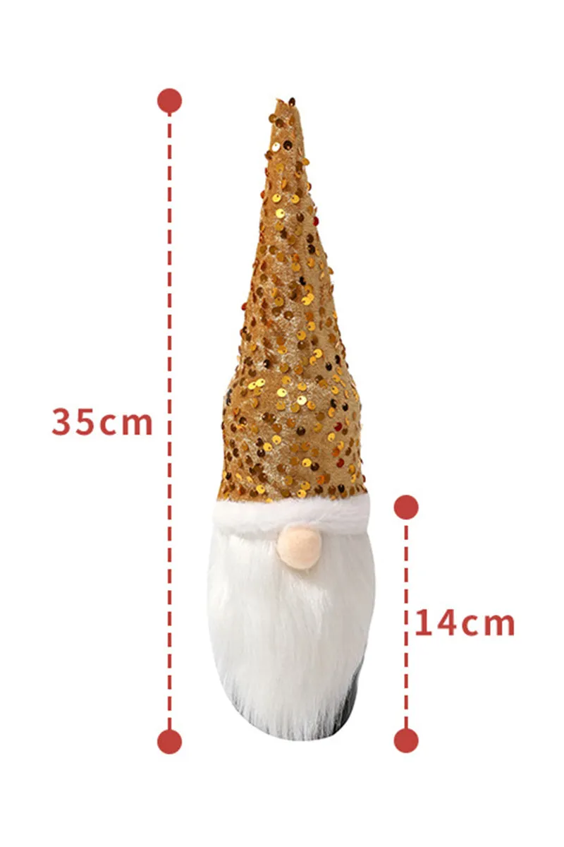 Christmas decorations sequin faceless doll bottle sleeve party 844089687689 sold by Cocomelody product image thumbnail 5