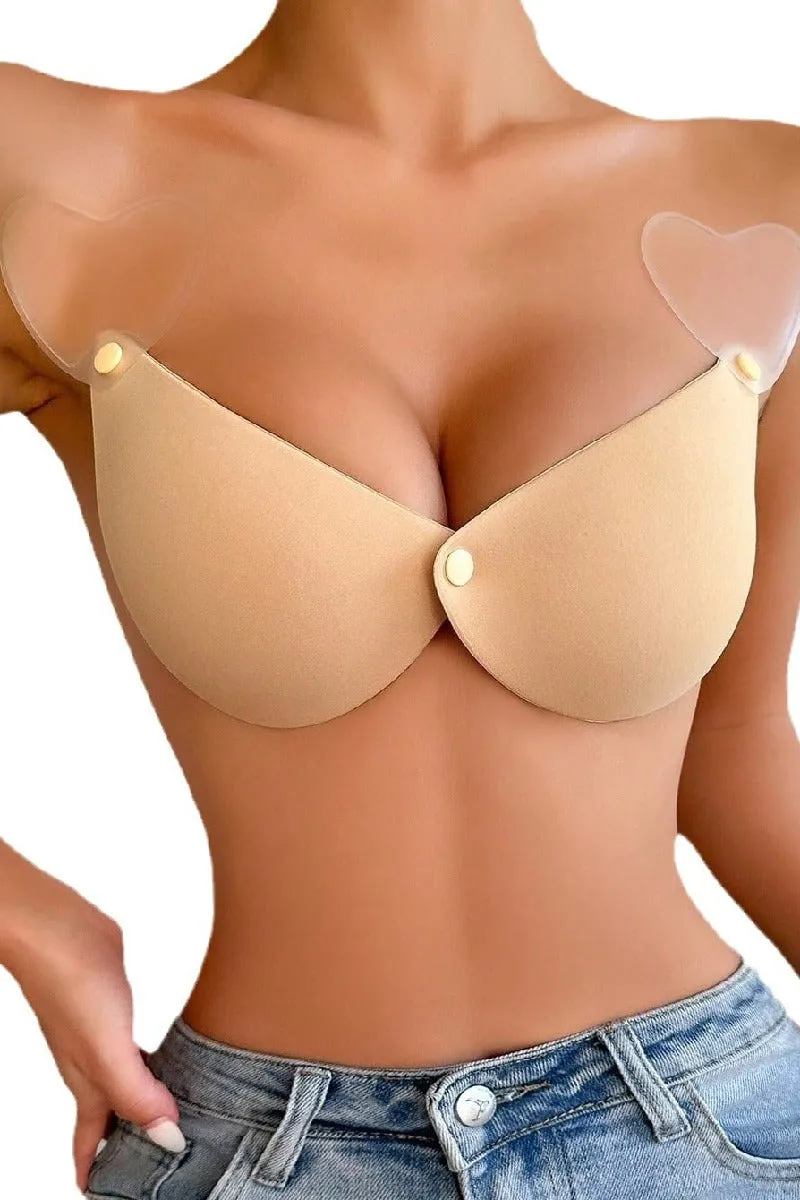 Spandex invisible self-adhesive topper bra 742745319908 sold by Cocomelody