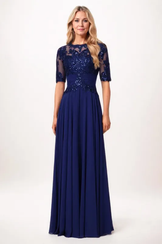 A-Line Maxi Chiffon Mother Dress CM0266 sold by Cocomelody