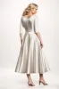 A-Line Midi Satin Mother Dress CM0261 sold by Cocomelody