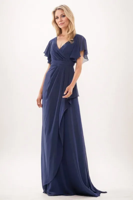 A-Line Maxi Chiffon Mother Dress CM0253 sold by Cocomelody