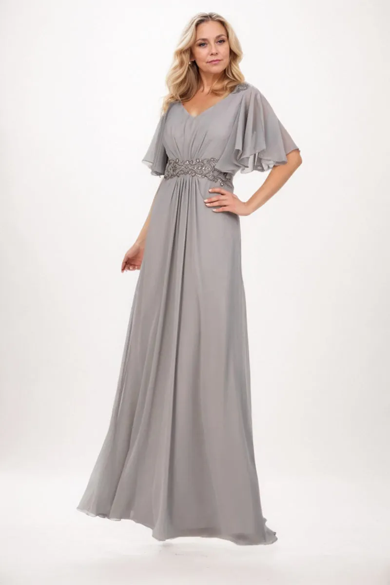 A-Line Maxi Chiffon Mother Dress CM0249 sold by Cocomelody