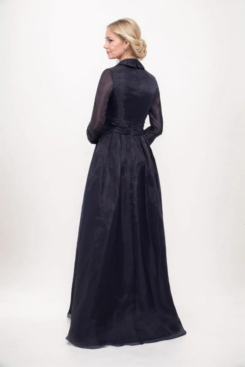 A-Line Maxi Organza Mother Dress CM0235 sold by Cocomelody product image thumbnail 2