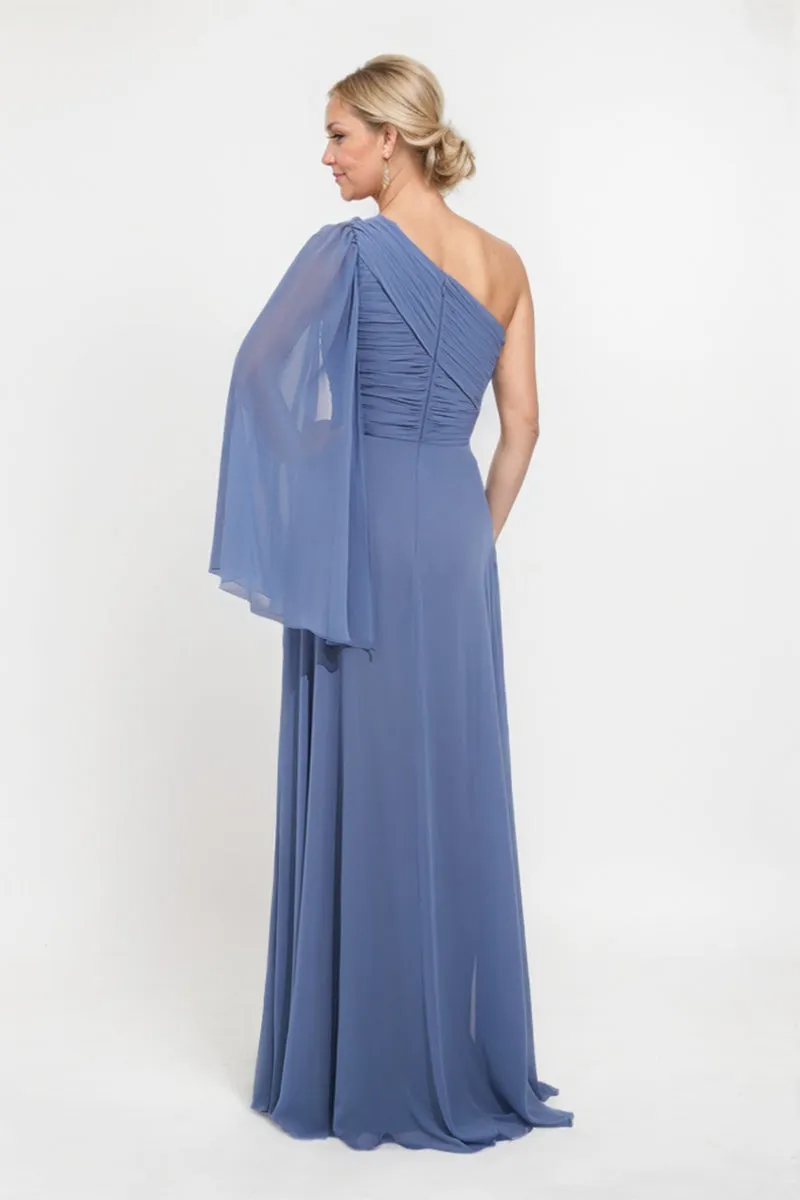 A-Line Maxi Chiffon Mother Dress CM0234 sold by Cocomelody product image thumbnail 2