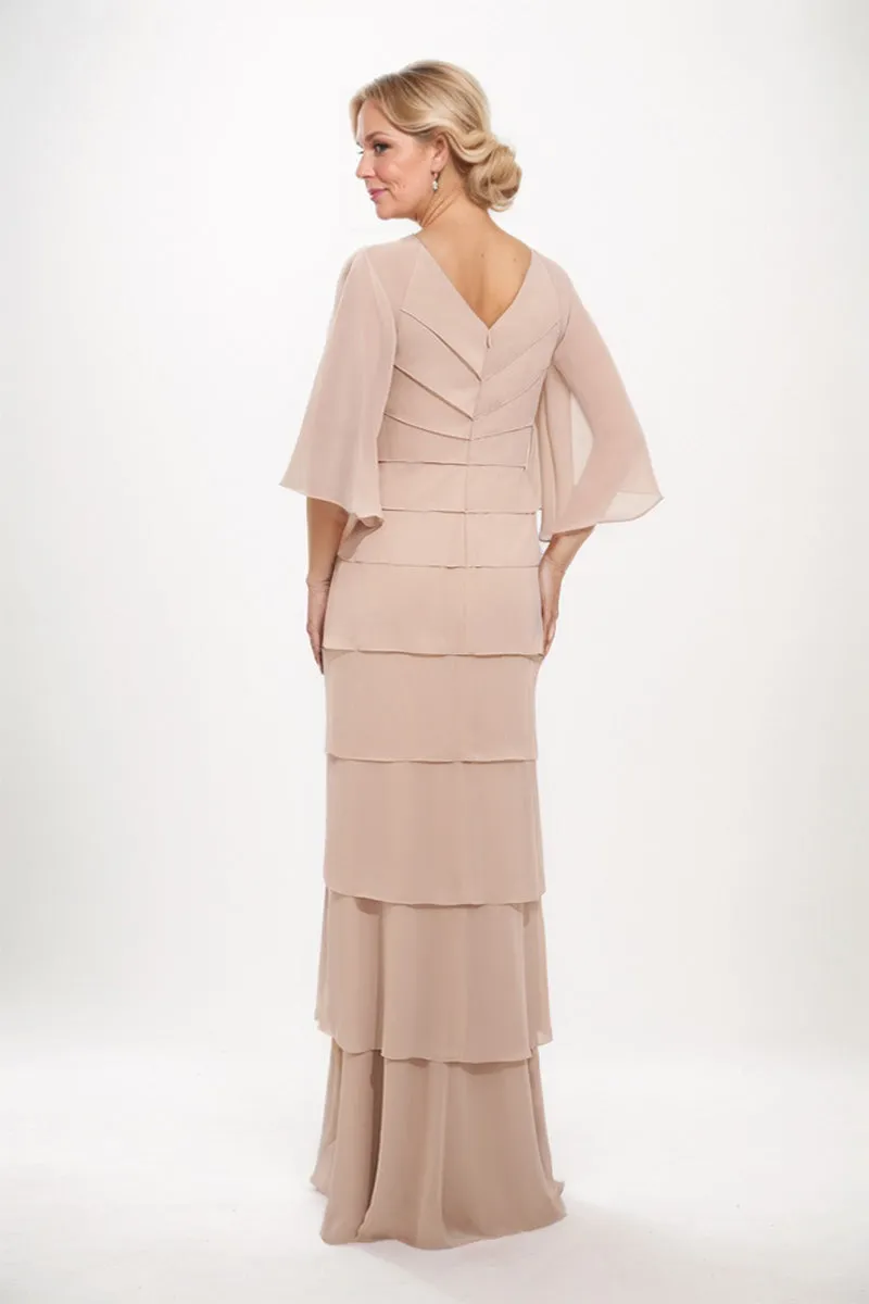 A-Line Maxi Chiffon Mother Dress CM0233 sold by Cocomelody product image thumbnail 2