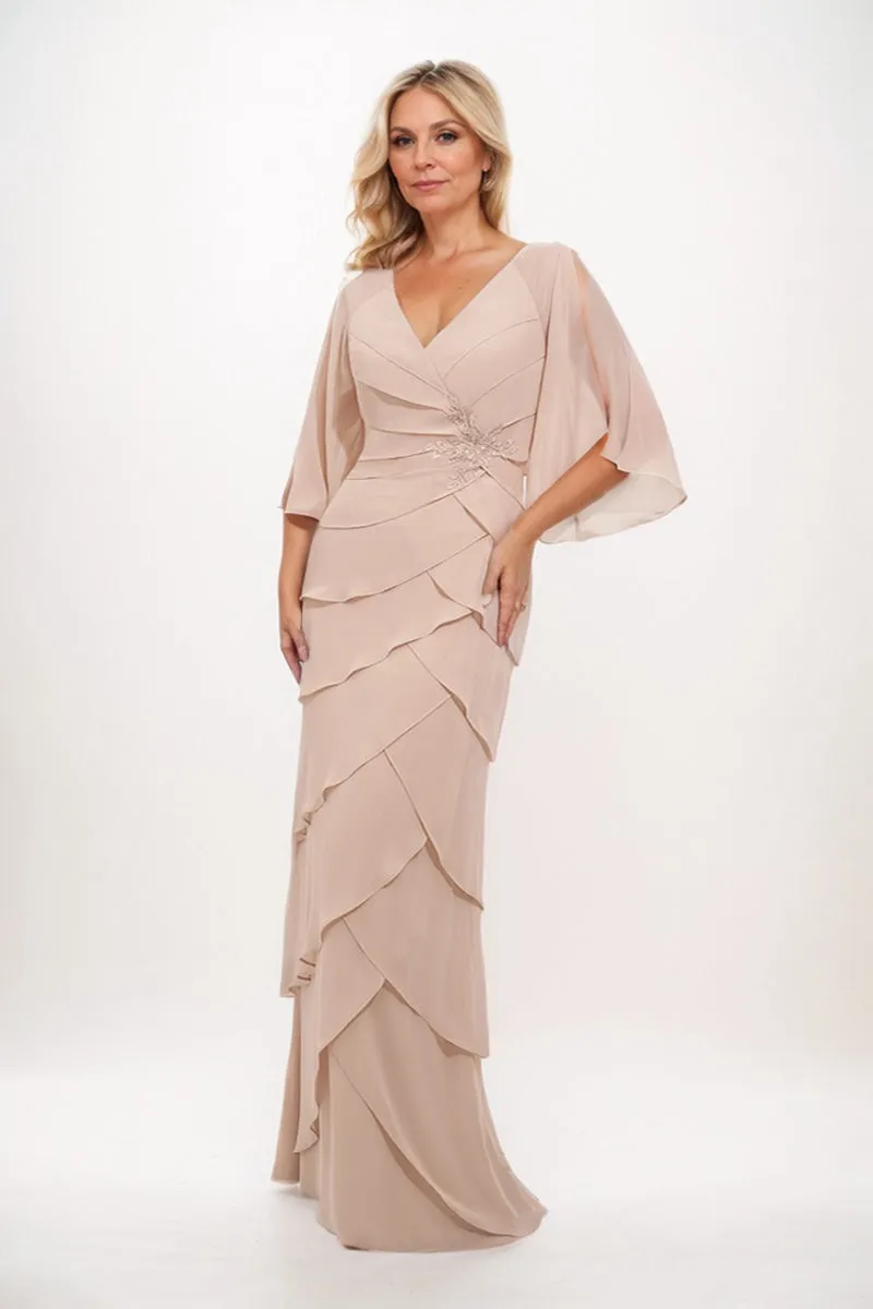 A-Line Maxi Chiffon Mother Dress CM0233 sold by Cocomelody