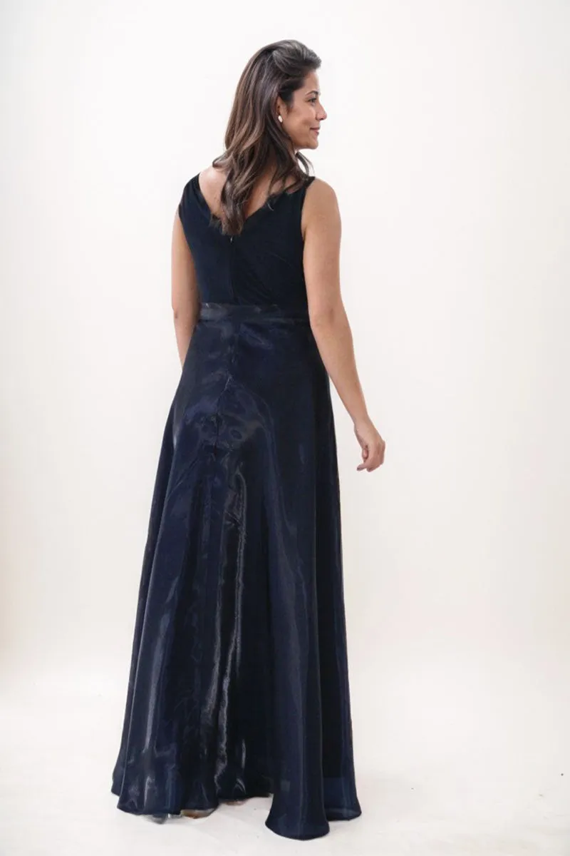 A-line Maxi Chiffon Organza Mother Dress CM0229 sold by Cocomelody product image thumbnail 2