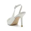 Stiletto Heel 9.5cm Silk-Like Shoes CK0172 sold by Cocomelody