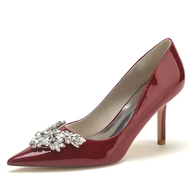 Stiletto Heel 8.5cm Patent Leather Shoes CK0177 sold by Cocomelody