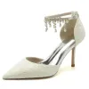 Stiletto Heel 8.5cm Lace Shoes CK0175 sold by Cocomelody