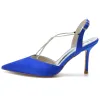 Stiletto Heel 8.5cm Silk-Like Shoes CK0167 sold by Cocomelody