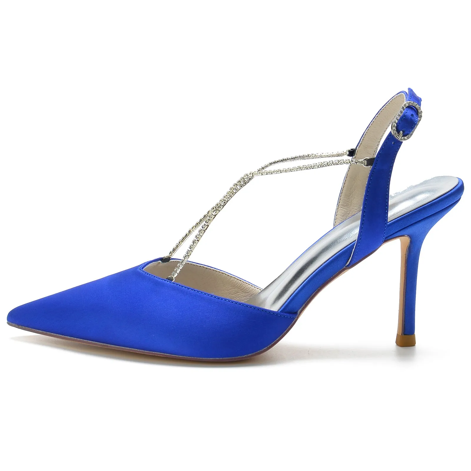 Stiletto Heel 8.5cm Silk-Like Shoes CK0167 sold by Cocomelody product image thumbnail 4