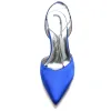 Stiletto Heel 8.5cm Silk-Like Shoes CK0167 sold by Cocomelody