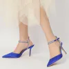 Stiletto Heel 8.5cm Silk-Like Shoes CK0159 sold by Cocomelody