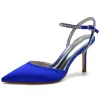 Stiletto Heel 8.5cm Silk-Like Shoes CK0159 sold by Cocomelody