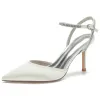 Stiletto Heel 8.5cm Silk-Like Shoes CK0159 sold by Cocomelody